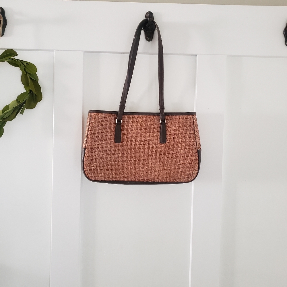 Liz claiborne woven purse